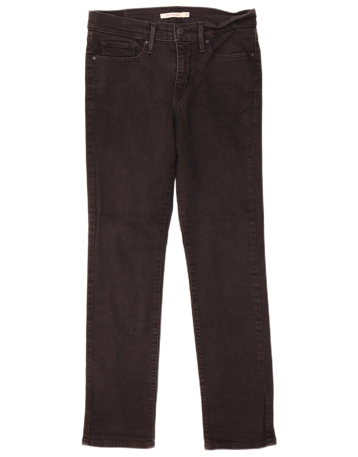 Levi's Damen 312 Shaping Slim Jeans W30 L30 Schwarz