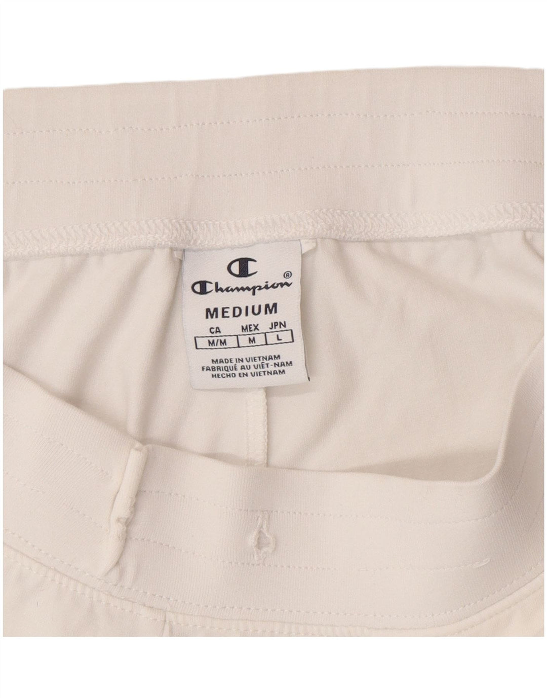 Champion Damen Graphic Sport Shorts UK 12 Medium Weiß