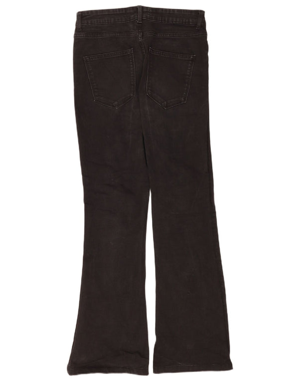 Zara Damen Schlagjeans EU 40 Medium W30 L30 Schwarze Baumwolle