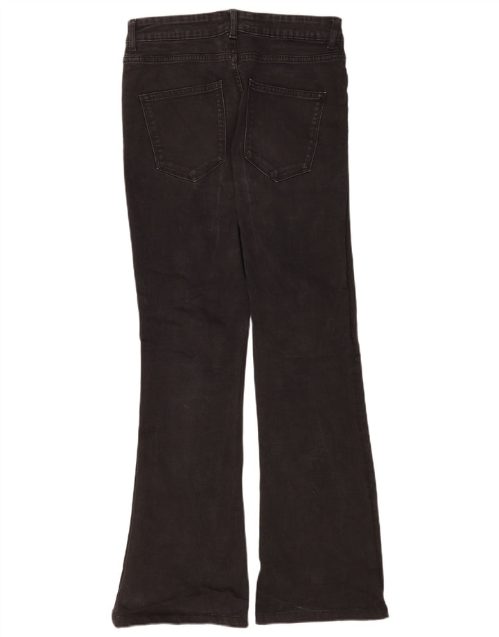Zara Damen Schlagjeans EU 40 Medium W30 L30 Schwarze Baumwolle