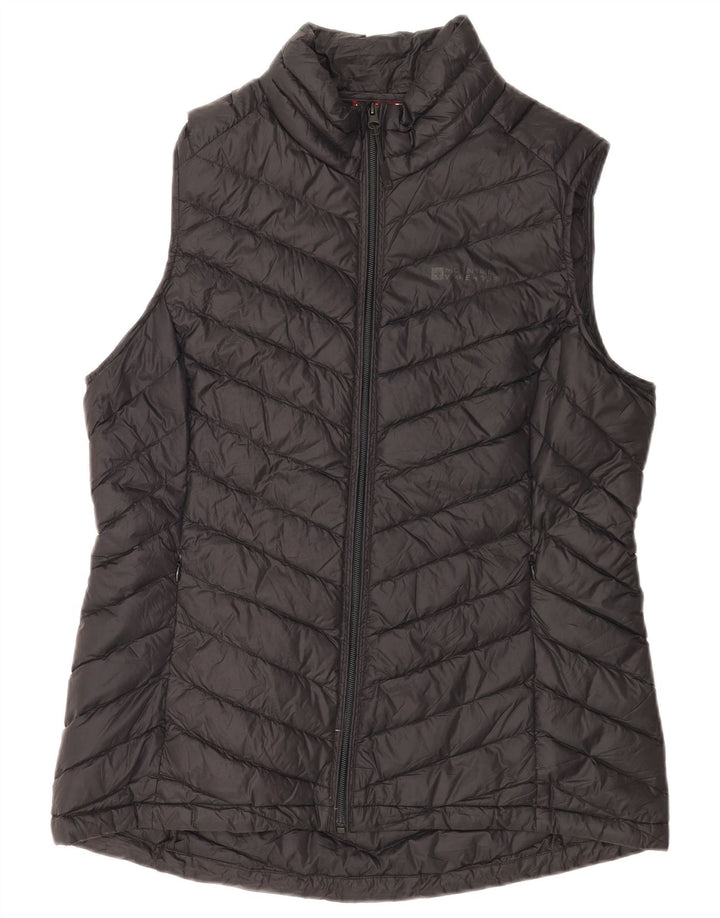 Gepolsterte Damenweste von Mountain Warehouse, UK 16, Größe L, aus schwarzem Nylon