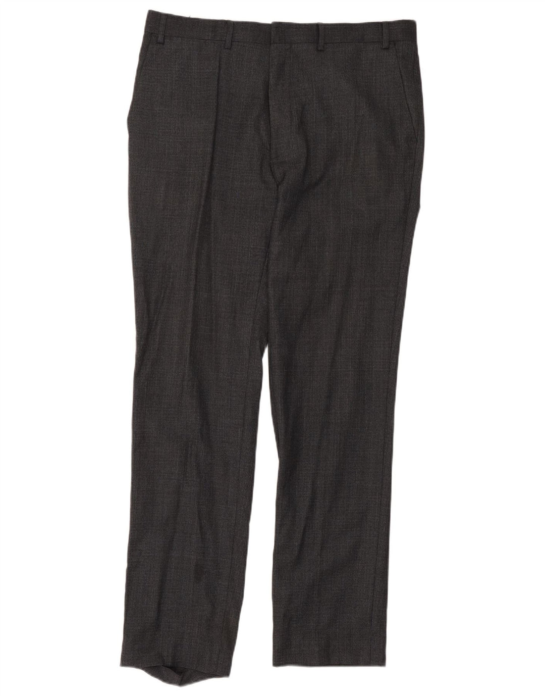 Marks & Spencer Herren Autograph Gerade Anzughose W36 L33 Graue Wolle
