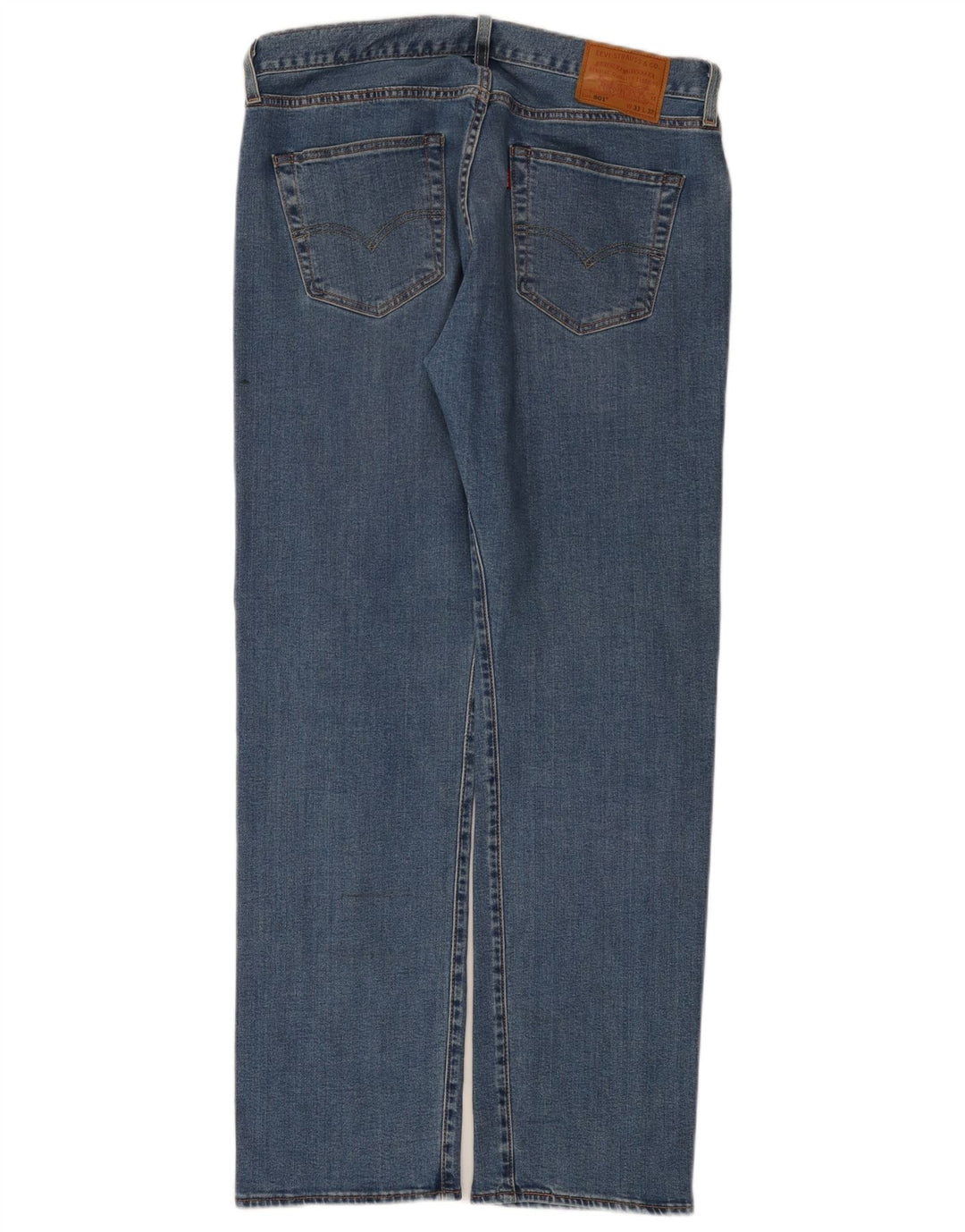 Levi's Herren 501 Straight Jeans W33 L32 Blaue Baumwolle