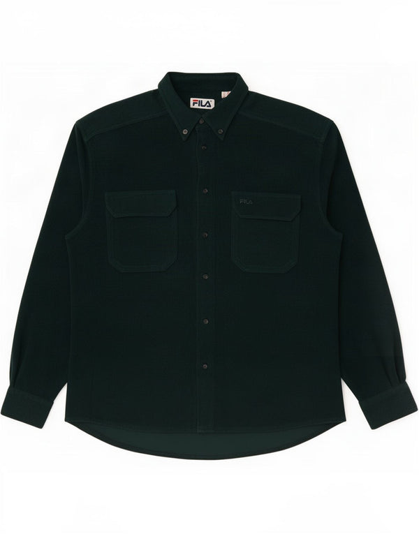 Fila Herren Fleeceshirt IT 50 Mittelgrün