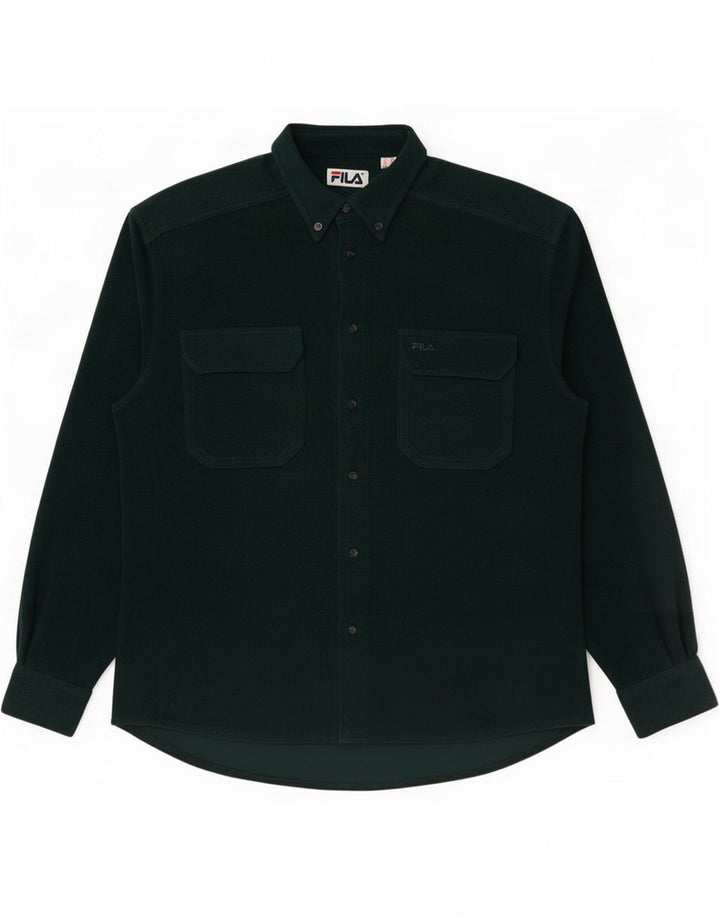 Fila Herren Fleeceshirt IT 50 Mittelgrün