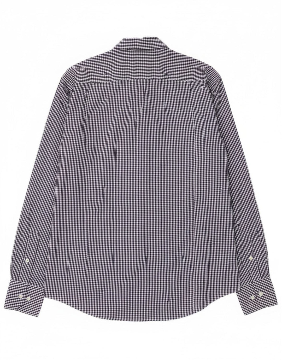 Kappa Herrenhemd aus mittelblauer Gingham-Baumwolle