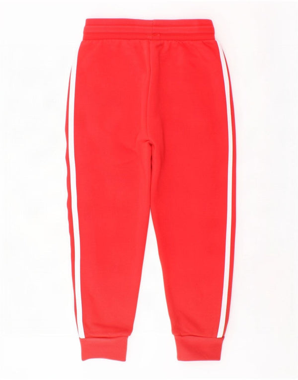 Adidas Jungen-Trainingshose, Jogginghose, 5–6 Jahre, rote Baumwolle