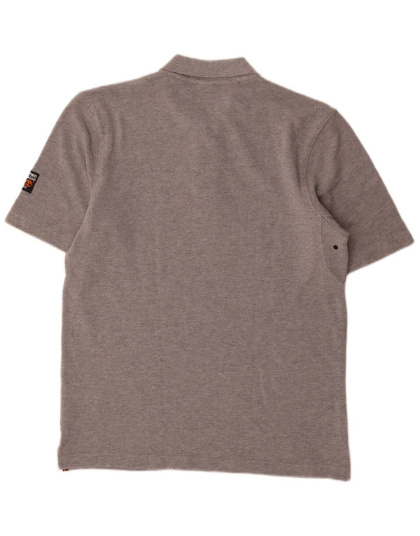 Timberland Mens Polo Shirt Medium Grey Cotton