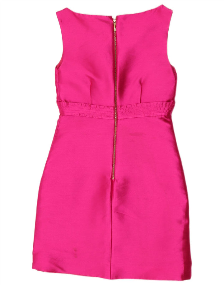 Kate Spade Damen Ärmelloses Etuikleid US 4 Small Rosa Polyester