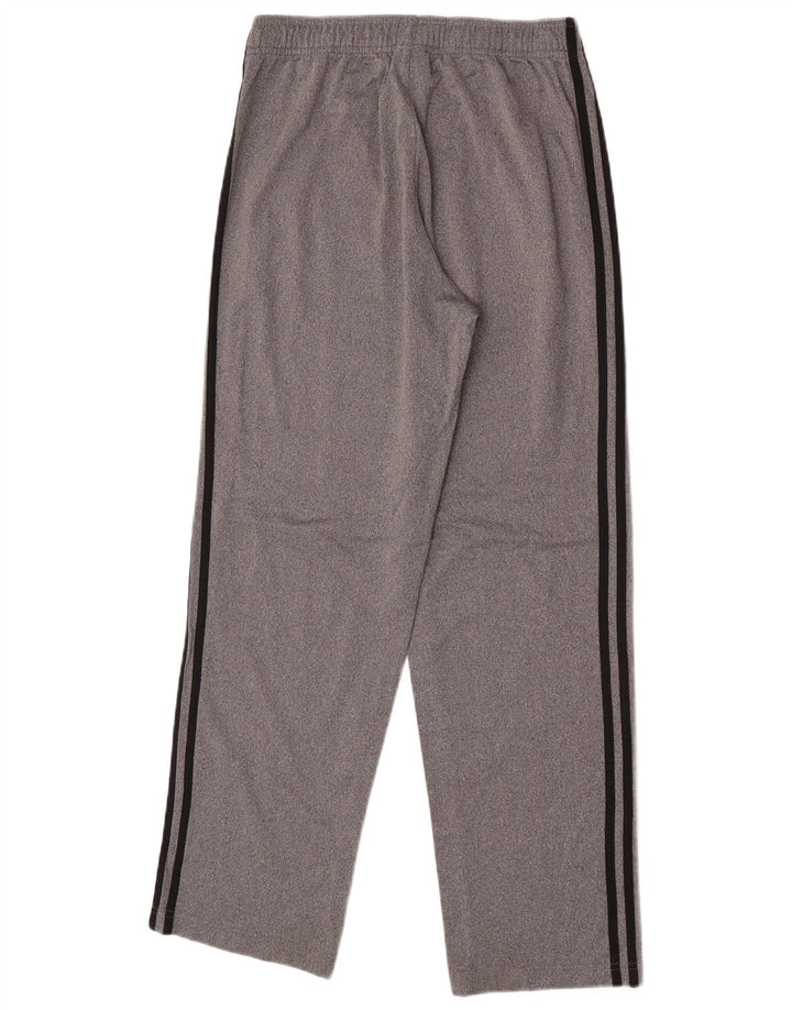 Adidas Herren-Trainingshose aus mittelgrauem Polyester