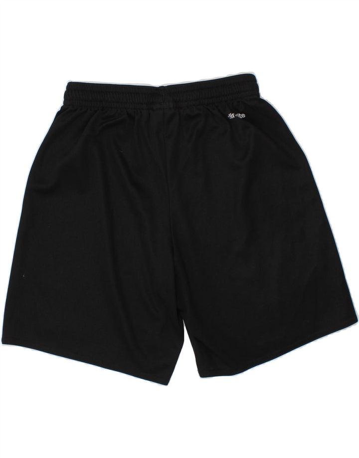 ADIDAS Boys Climalite Sport Shorts 9-10 Years Black Polyester Vintage Adidas and Second-Hand Adidas from Messina Hembry 
