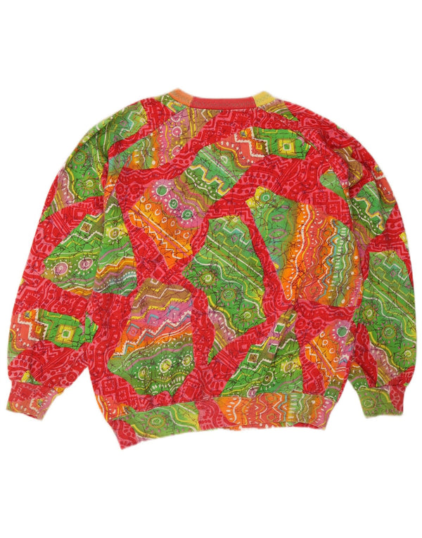 Best Company Damen-Sweatshirt-Pullover, US-Größe 8, mittel, mehrfarbig, geometrisch