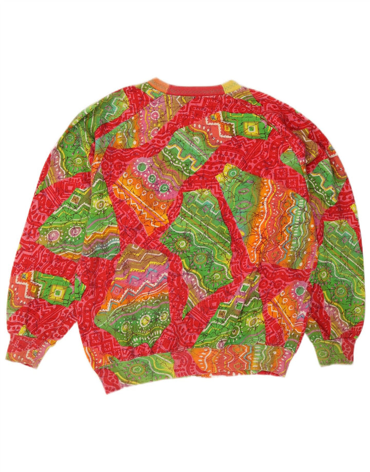 Best Company Damen-Sweatshirt-Pullover, US-Größe 8, mittel, mehrfarbig, geometrisch