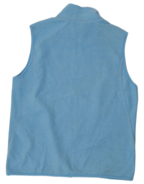 Nike Damen Fleeceweste UK 14 Large Blau Polyester