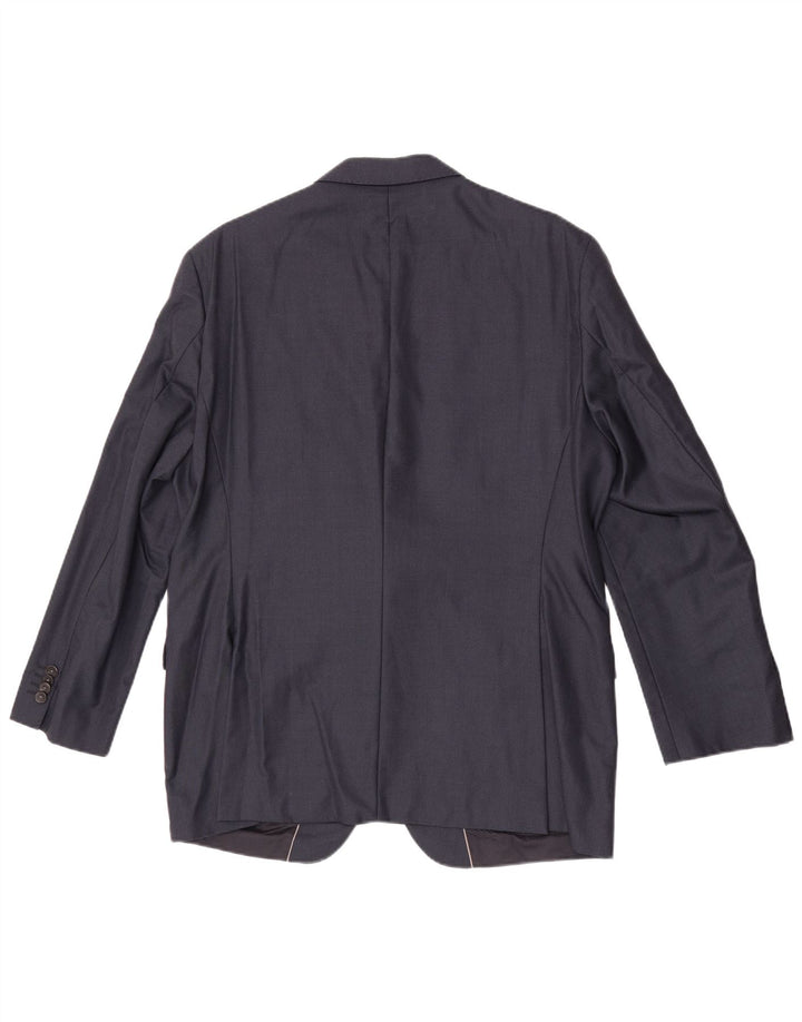 Hugo Boss Herren-Blazer mit 2 Knöpfen, EU 54, 2XL, marineblaue Wolle