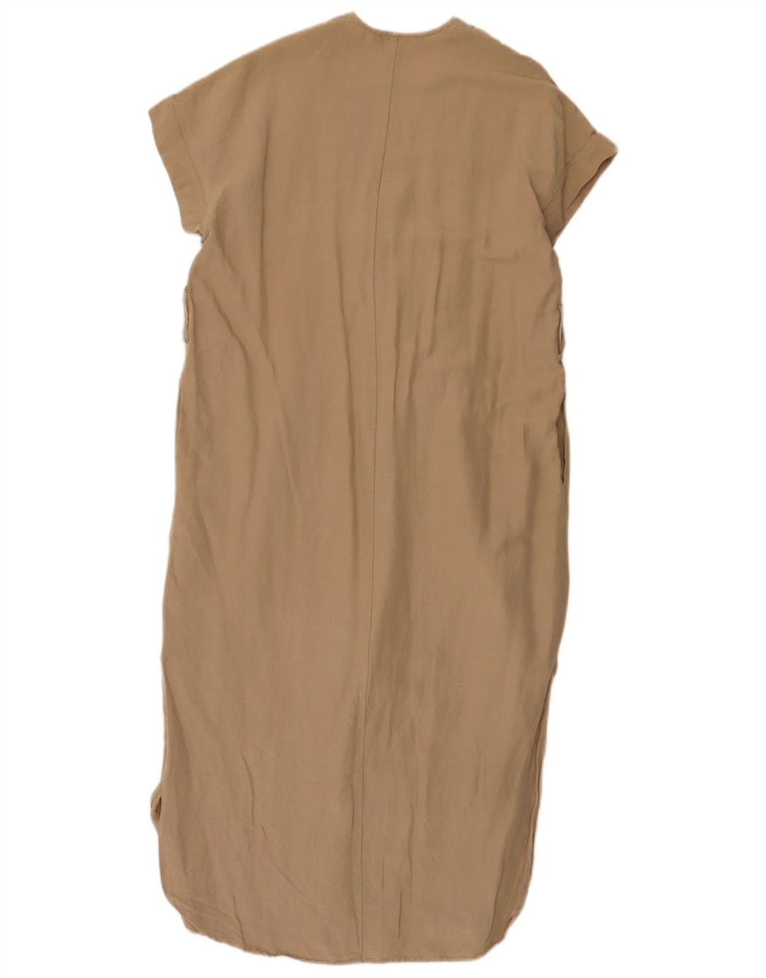 Zara Damen Übergroßes Etuikleid UK 6 XS Beige