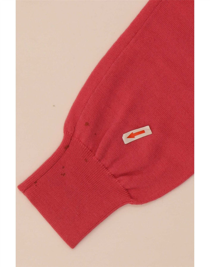 Paul Smith Herren-Pullover mit V-Ausschnitt, XL, rote Wolle