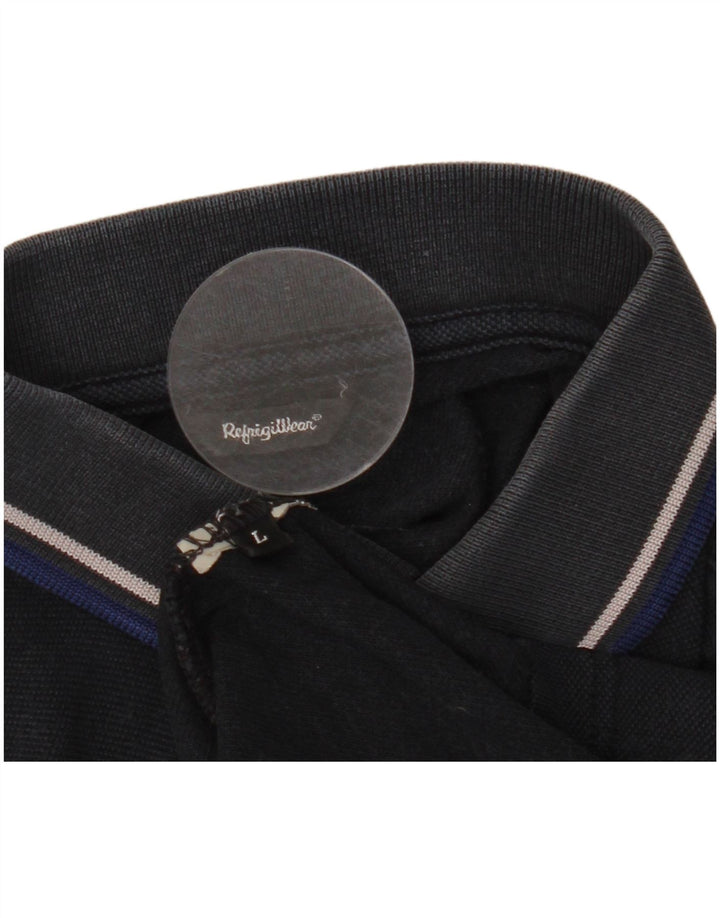 REFRIGIWEAR Herren-Poloshirt, Größe L, Marineblau