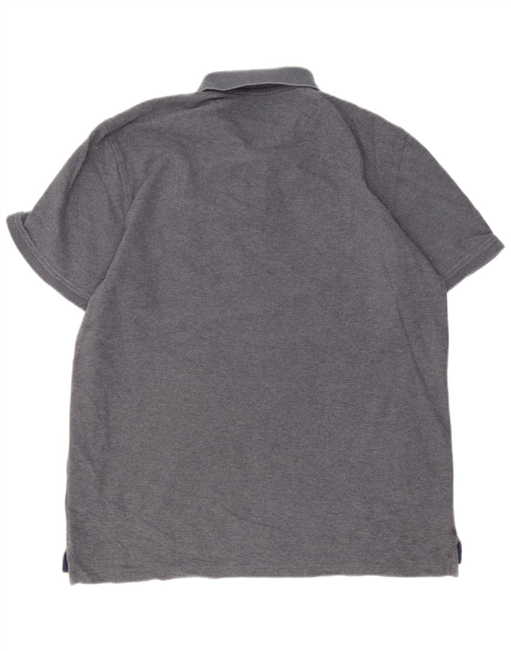 IZOD Herren-Poloshirt, groß, Grau, Colourblock-Baumwolle