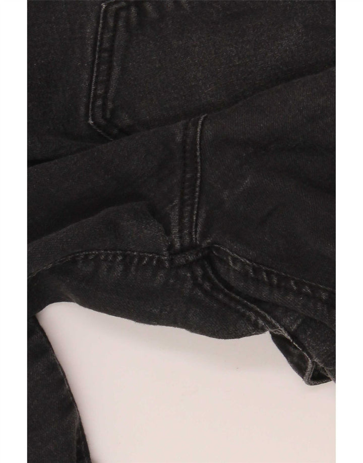 Bench Damen Skinny Jeans W27 L32 Schwarze Baumwolle