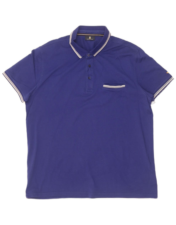 Armata Di Mare Herren Poloshirt 3XL Marineblau Baumwolle
