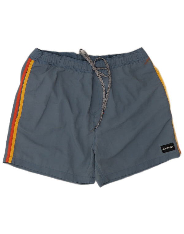 QUIKSILVER Herren-Sportshorts, groß, blau gestreift, Polyamid