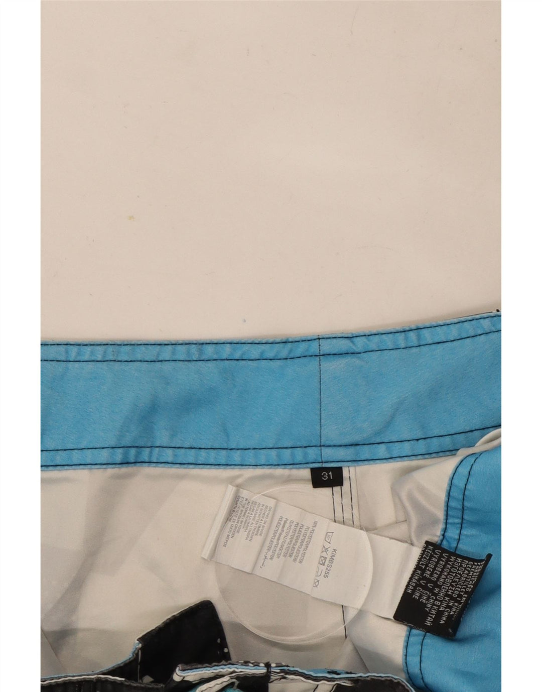 Quiksilver Herren-Badeshorts mit Grafik, Mittelschwarzes Polyester