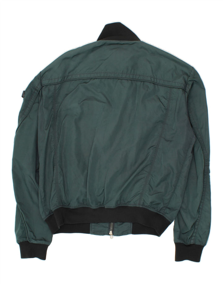 PEUTEREY Boys Bomber Jacket 12-13 Years XL Blue Colourblock Nylon Vintage PEUTEREY and Second-Hand PEUTEREY from Messina Hembry 