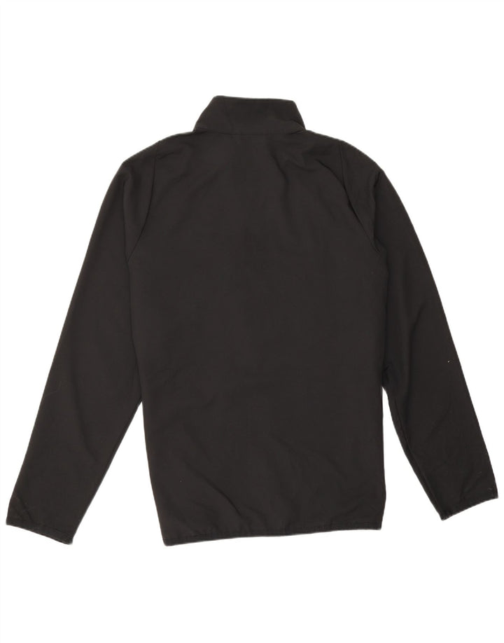 Nike Herren-Dri-Fit-Trainingsanzug-Top-Jacke, großes, schwarzes Polyester
