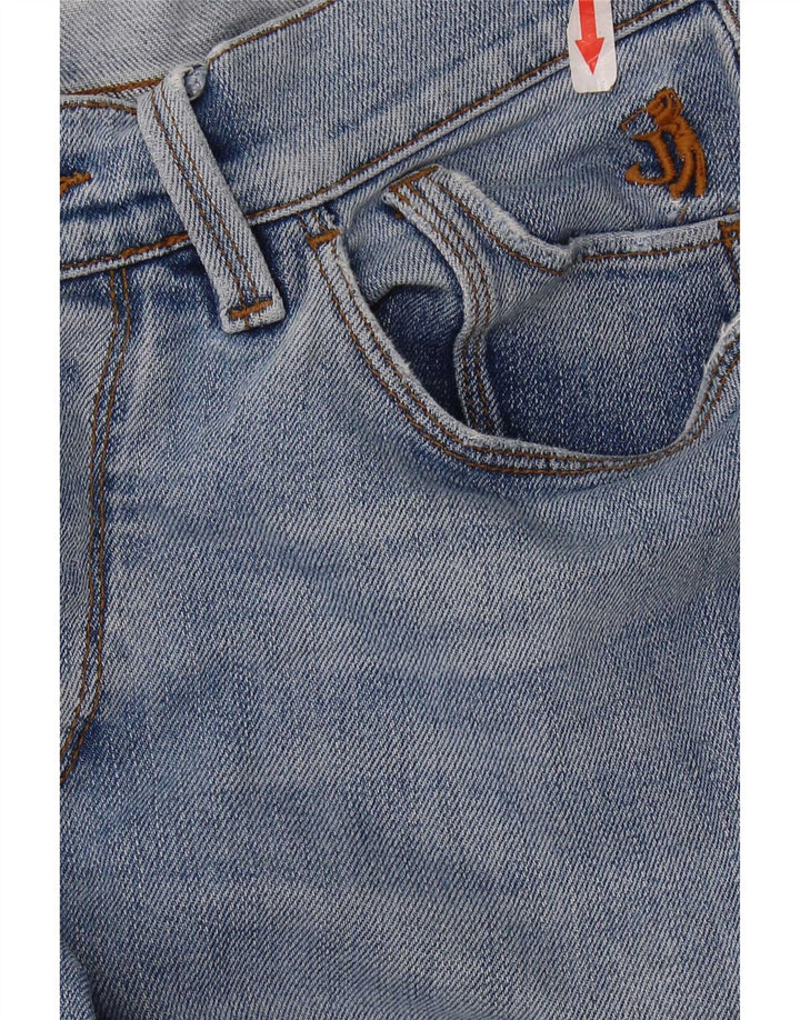 Jeckerson Damen Straight Jeans W29 L27 Blaue Baumwolle