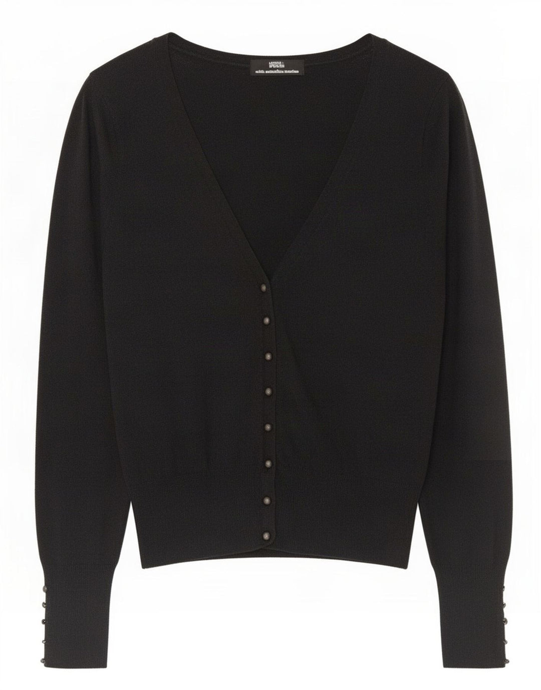 Marks & Spencer Damen-Cardigan-Pullover UK 10 Small Graue Merinowolle