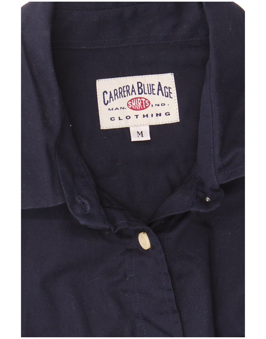 Carrera Damen Hemd UK 14 Medium Marineblau