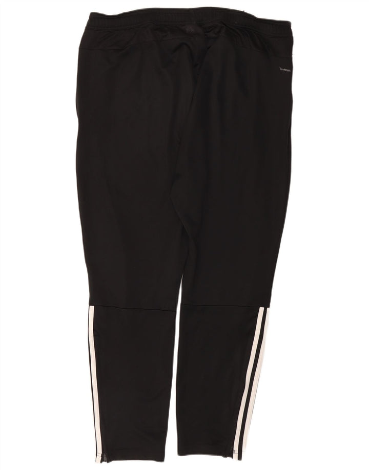 Adidas Herren Trainingshose 2XL Schwarz Polyester Sport
