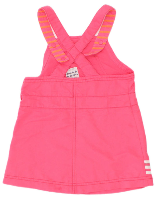 Adidas Mädchen Latzkleid mit Grafik, 2–3 Jahre, rosa, Polyester