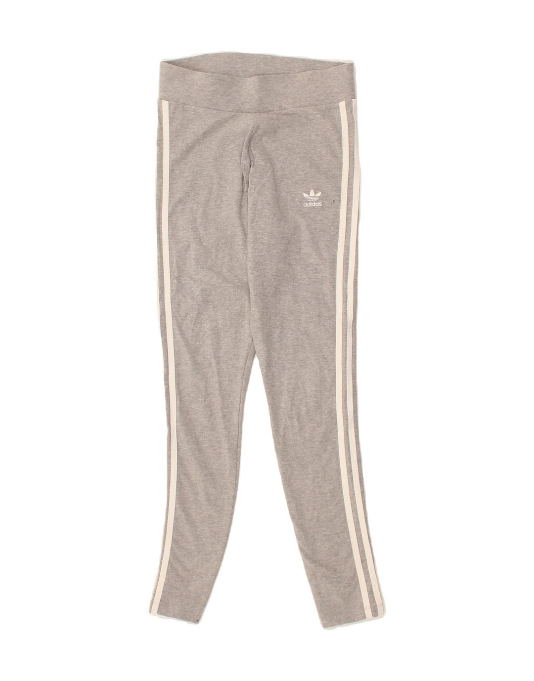 ADIDAS Womens Leggings UK 8 Small Grey Cotton Vintage Adidas and Second-Hand Adidas from Messina Hembry 