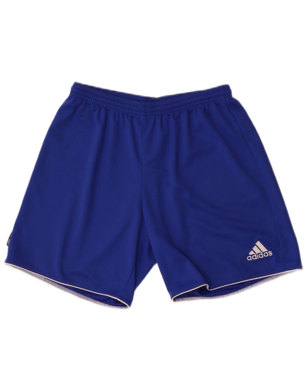 Adidas Jungen Climalite Sport Shorts 11-12 Jahre mittelblaues Polyester