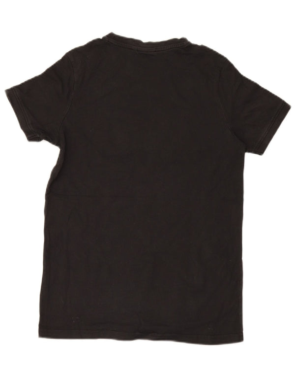 Ellesse Jungen Grafik T-Shirt Top 13-14 Jahre Schwarz