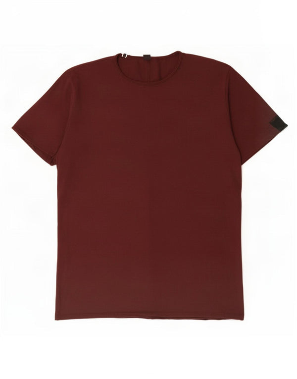 Replay Herren T-Shirt Top 3XL Burgund Baumwolle