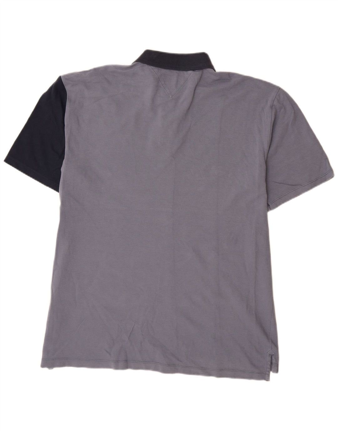 TOMMY HILFIGER Herren Poloshirt 2XL Mehrfarbige Colourblock-Baumwolle