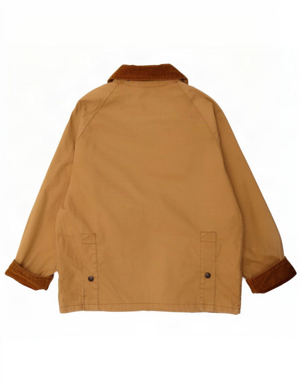 Barbour Herren-Bedale-Jacke aus gewachster Baumwolle, UK 38, Mittelbeige, Farbblock