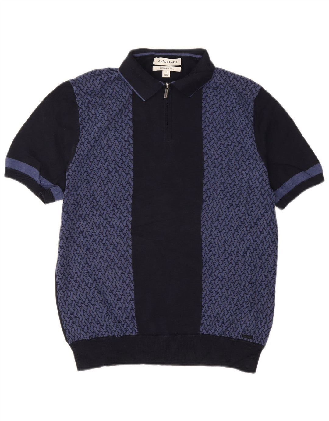 Marks & Spencer Herren Autograph Polo Neck Pullover Pullover Medium Marineblau