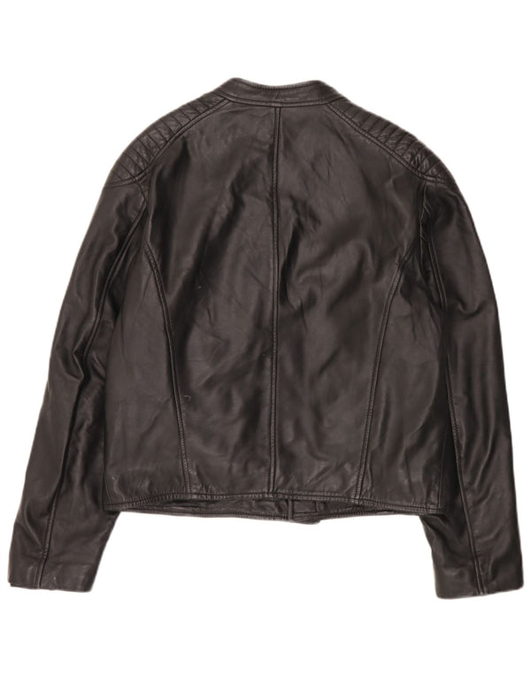 Basile Herren Lederjacke UK 38 Medium Schwarz