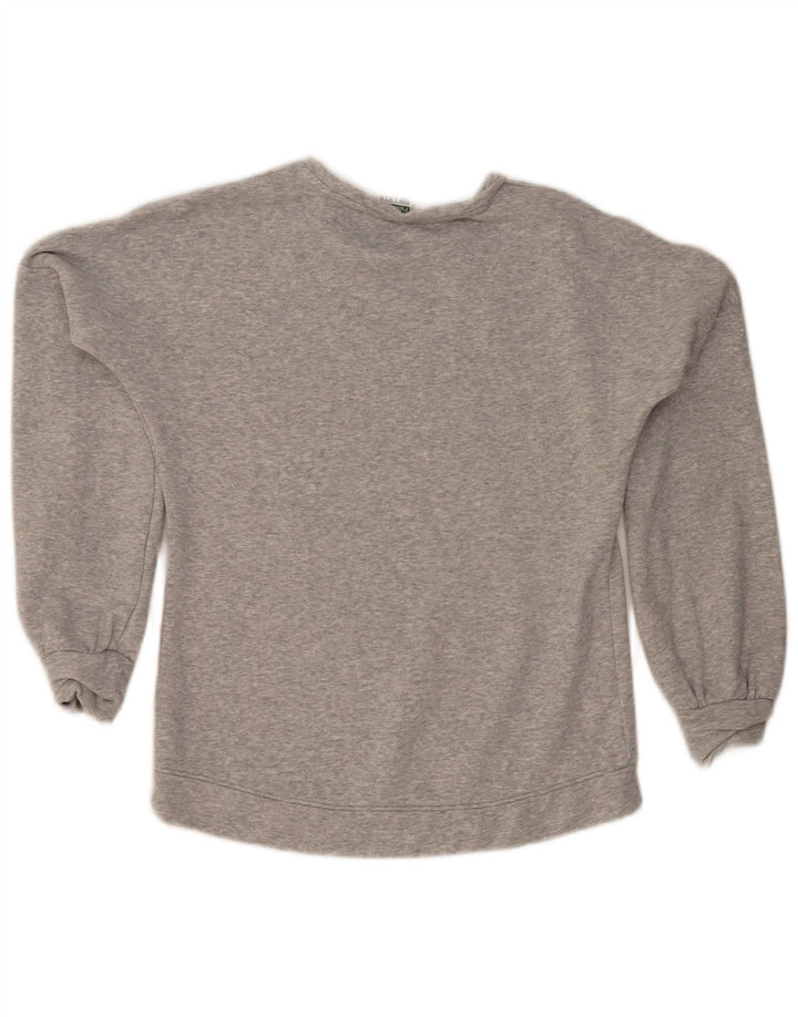 Puma Damen Sweatshirt Pullover UK 8 Small Graue Baumwolle