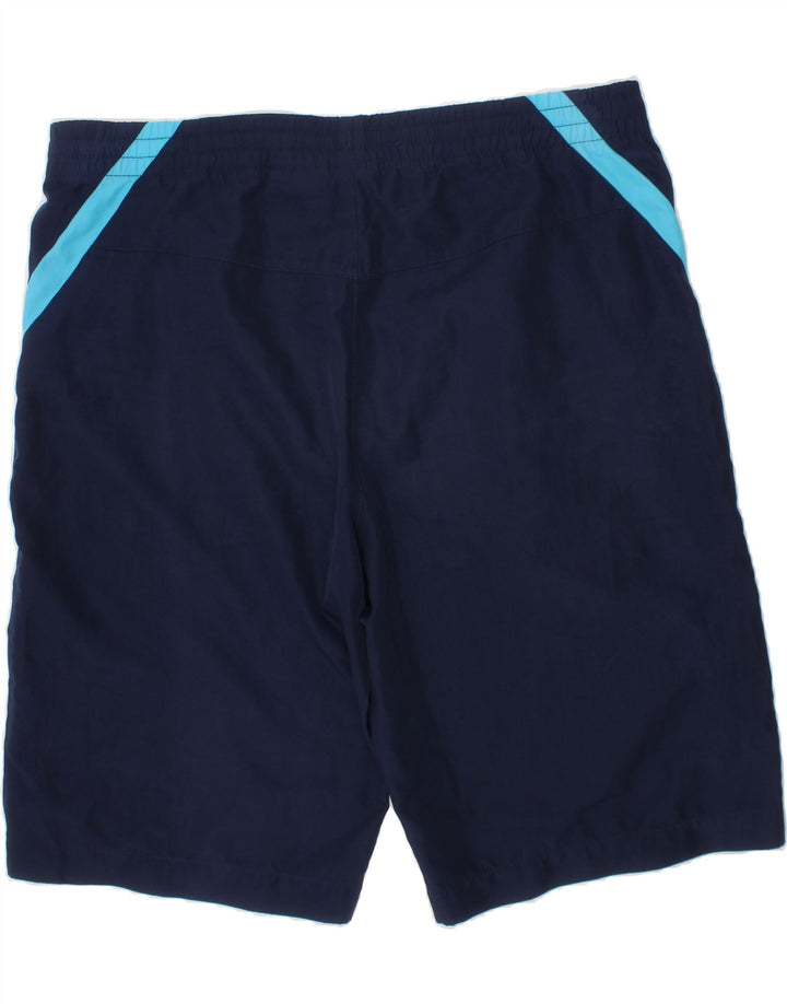 NIKE Boys Sport Shorts 12-13 Years Large  Navy Blue Polyester Vintage Nike and Second-Hand Nike from Messina Hembry 