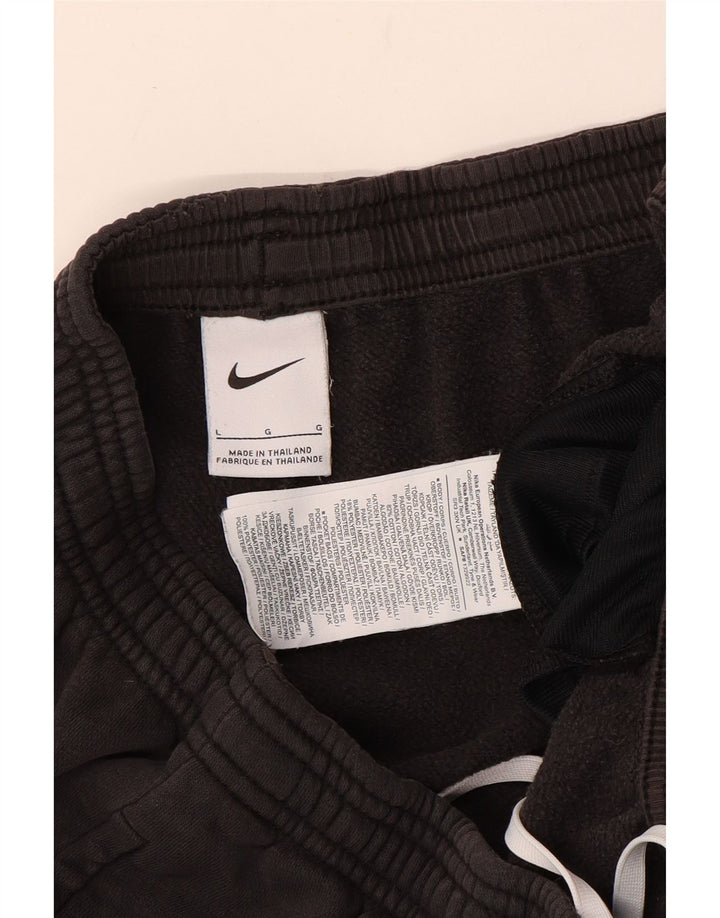 Nike Herren-Trainingshose, Jogginghose, Größe L, Schwarz, Baumwolle