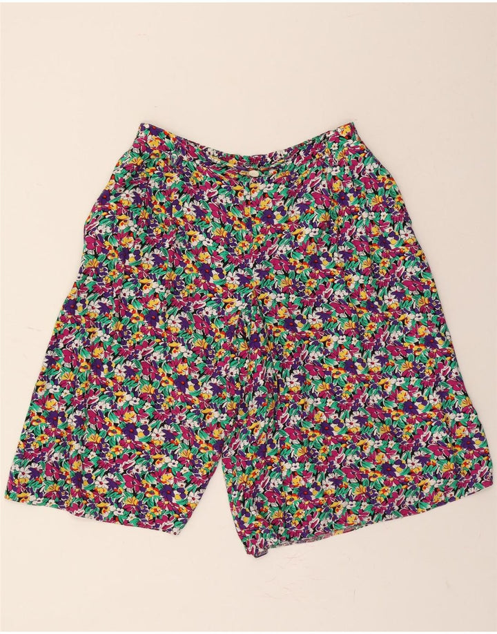 BARDEHLE Womens High Waist Chino Shorts EU 42 Large W32 Multicoloured Vintage Bardehle and Second-Hand Bardehle from Messina Hembry 