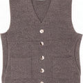 Zara Damen Strickweste UK 12 Mittelgraues Polyester