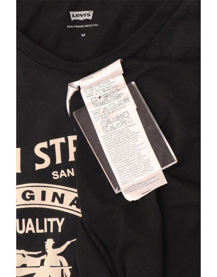 Levi's Herren-T-Shirt mit Grafik, mittelschwarze Baumwolle