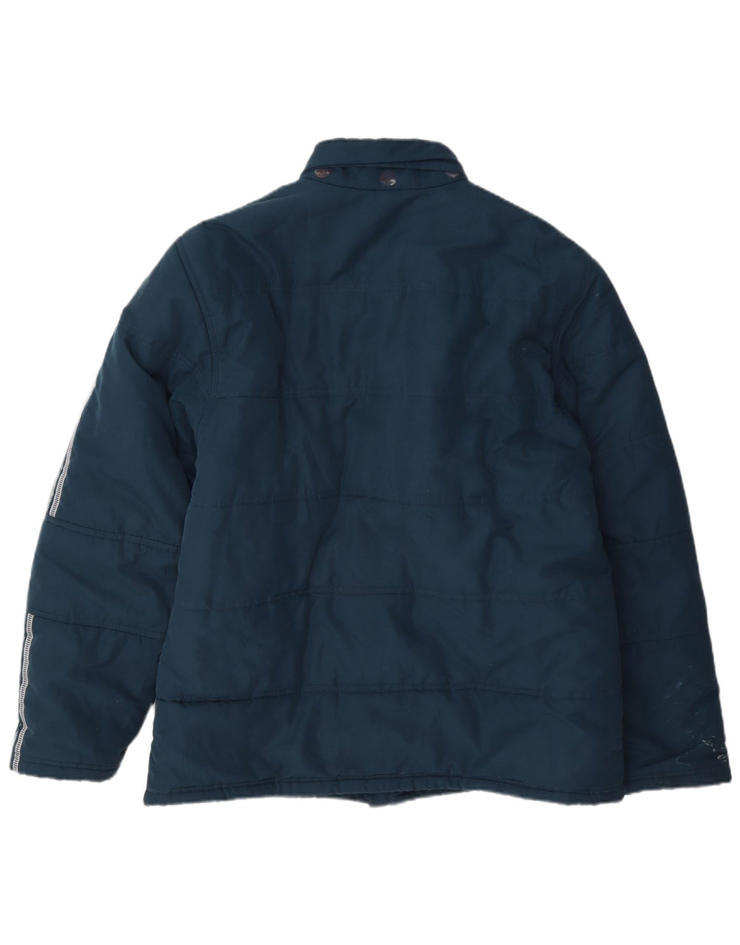 Adidas Herren Wattierte Jacke UK 38 Medium Marineblau Polyester