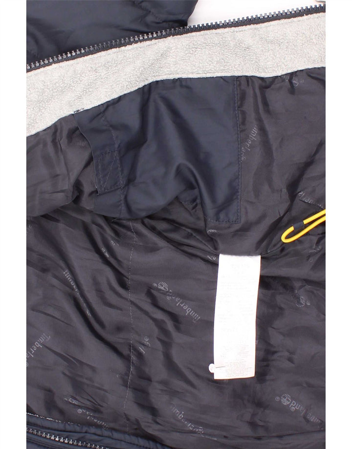 Timberland Baby Jungen Wattierte Jacke 18-24 Monate Marineblau Polyester
